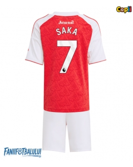 Arsenal Bukayo Saka #7 Echipament de Fotbal Replică 2025-26 Copii Acasa (+ Șorturi)